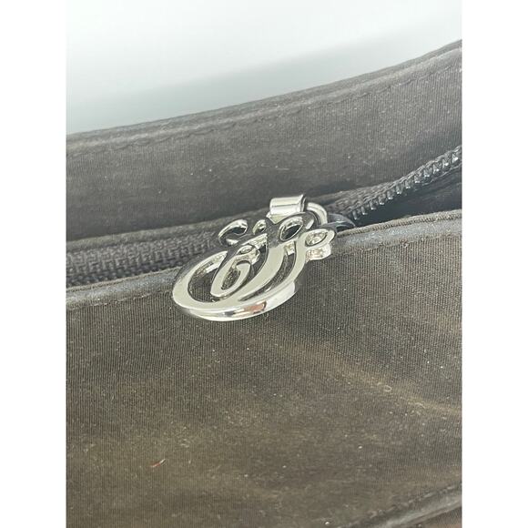 Brown Quilted Vera Bradley Large 17" Boho Handbag Bag - Picture 5 of 12